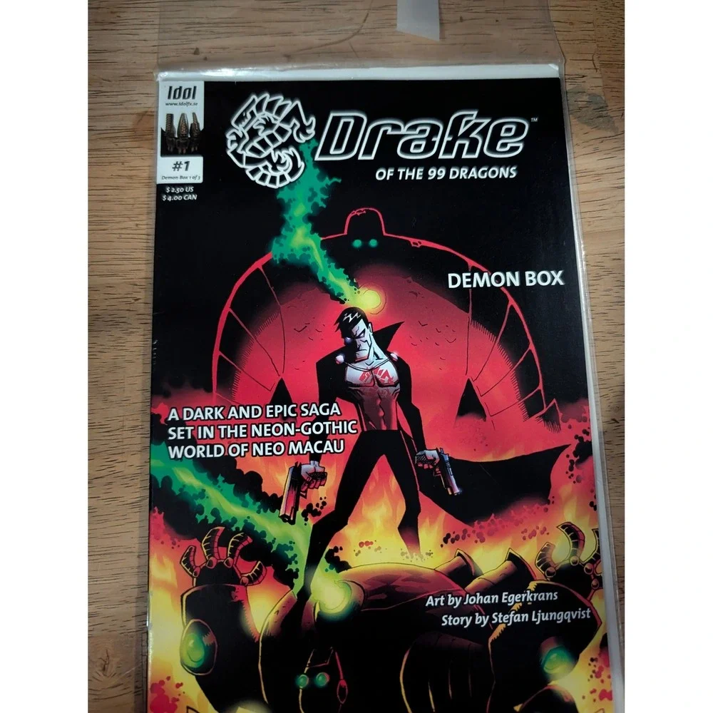 Drake of the 99 Dragons 1 Demon Box Idol Comic Book Stefan Ljungqvist 2003